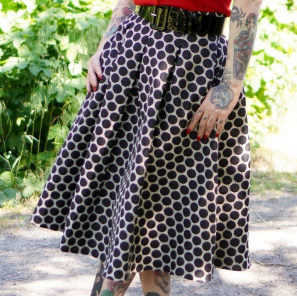 NWT Tabitha Dotted 50's Skirt by Tatyana